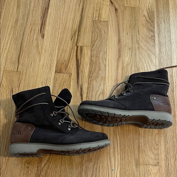 The North Face Ballard Lace Up Brown Boots Sz 10.5 - Picture 1 of 10